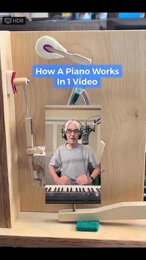 How does a piano work? In this video I go over the basic functions and parts of an upright piano note so you can see exactly what happens when you play a note on the piano. I was a full-time piano tuner-technician for over three decades, operating my own business. Over those three decades, I’ve easily worked on tens of thousands of pianos, and what I’m showing you in this video was part of my daily work routine. Pianos are wonderfully complex instruments, and are truly machines as much as they a