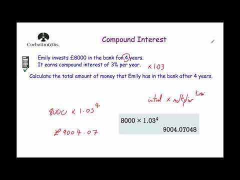 Compound Interest - Corbettmaths