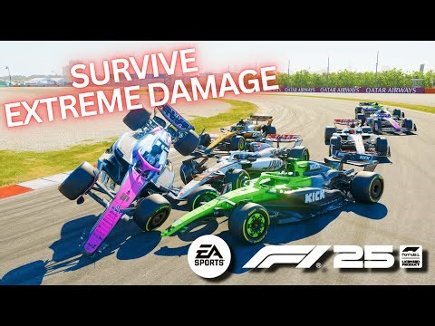 SURVIVE the EXTREME DAMAGE MOD in F1 25