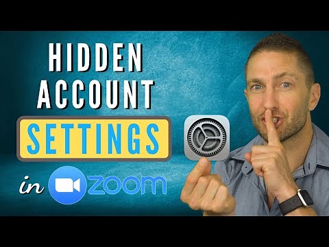 How to Enable Hidden Account Settings in Zoom | Activate Custom Video Filters and More Options