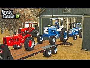 CRAZY BARN FIND! 1970'S FORD TRACTORS FOUND IN ABANDONED BARN! (RARE) | FS25