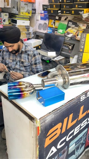 Silencer upgrade in maruti suzuki fronx #carmodification #silencersound #fronx