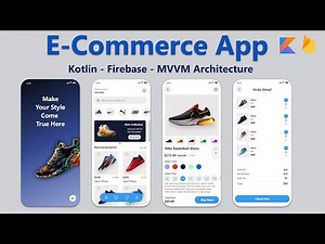 Build an E-Commerce app with Kotlin & Firebase in Android Studio Project