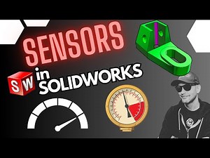 Use SENSORS in SolidWorks to quickly CALCULATE MASS!