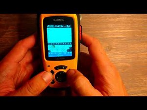 Typing on the Garmin inReach Explore SE+