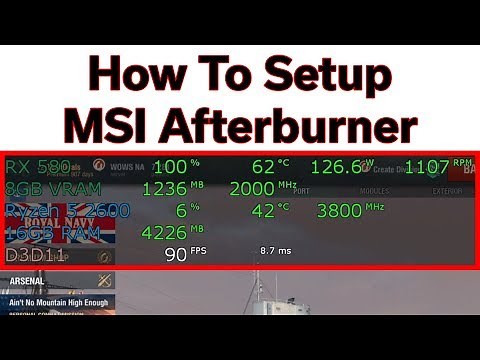 Overclock Your GPU & The On-Screen Overlay - MSI Afterburner - How-To Guide