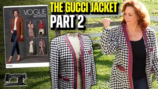 Sewing the Gucci Jacket (Vogue 1643) – Part 2: Trim & Front Stabilization Tips