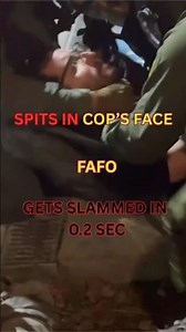 Rioter SPITS In Federal Agent’s Face… Instant FAFO Takedown #FAFO #ICE #DHS