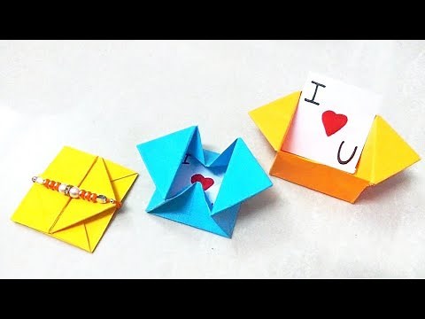 How to make cute origami paper envelope | Origami / Paper Folding Craft, Videos & Tutorials.