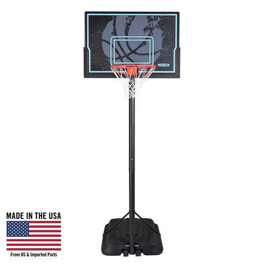 Lifetime 44-Inch Impact Portable Basketball Hoop with Telescoping Adjustment & Classic Rim – Model 90759-Outdoor Play