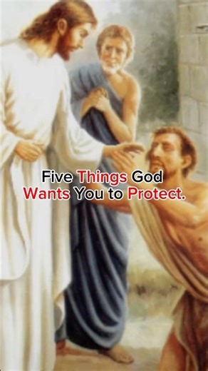 Five things God wants you to protect. #jesus #viral ￼