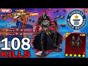 108 KILLS!😍 BEST AGGRESSIVE RUSH GAMEPLAY with ULTIMATE OUTFIT in NEW FROSTY FUNLAND🥵PUBG MOBILE