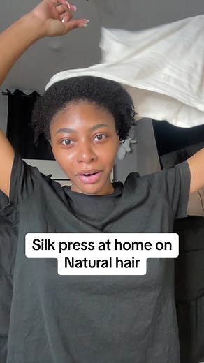 DIY Silk Press at Home Tutorial for Natural Hair
