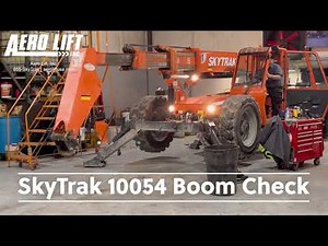 SkyTrak Boom Inspection