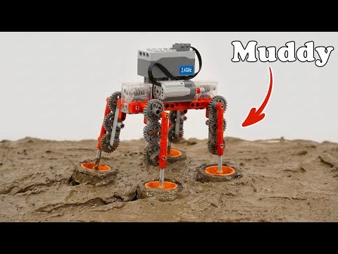 Challenge LEGO Walker Through Muddy Terrain | Smart Lego