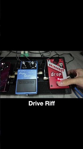 Boss XS-1 vs Digitech Drop (Drive Riff) #boss #xs1 #digitech #drop #pedal #review