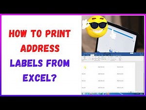 How to Print Address Labels From Excel?