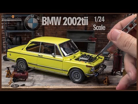 Super Detailed BMW 2002tii Scale Model Car | Building the Hasegawa BMW2002tii with USCP Detail Sets