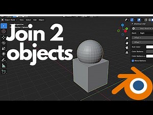how to join two objects in blender