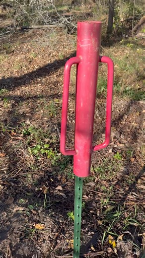 T-Post driver makes a HUGE difference