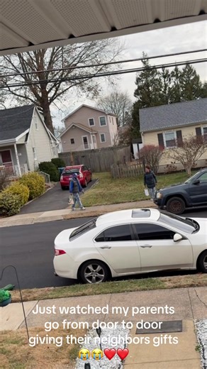 Parents Spreading Joy with Gifts