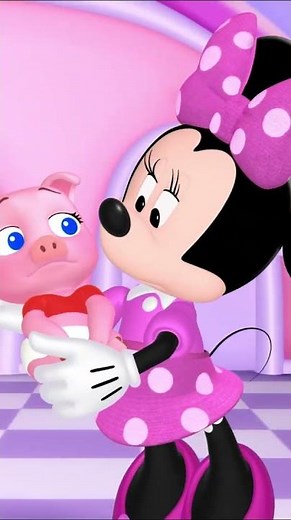 Minnie Mouse sings a sweet lullaby to baby Oinky 🐷💤 | Minnie's Bow-Toons | Disney Jr