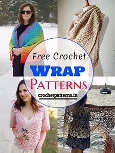 25 Free Crochet Wrap Patterns