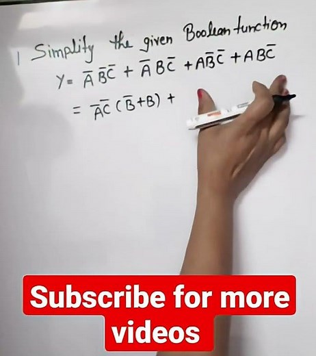 Boolean Algebra | Simplify boolean Expression