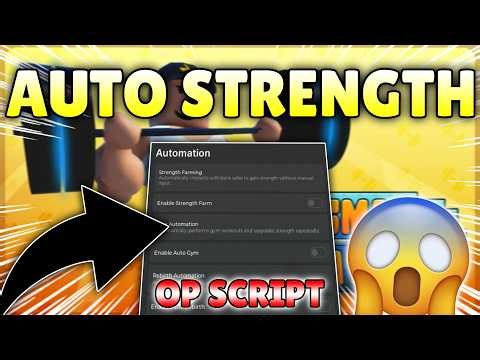 *NEW* Strongman Simulator OP Script ( AUTO STRENGTH, AUTO GYM, AUTO REBIRTH & MORE ) KEYLESS!