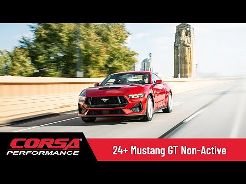 The CORSA Performance 2024 Mustang GT Non-Active Exhaust Assortment Has Arrived.