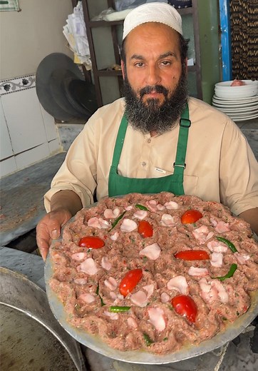 World's Biggest Vegetable Kebab Pizza Recipe