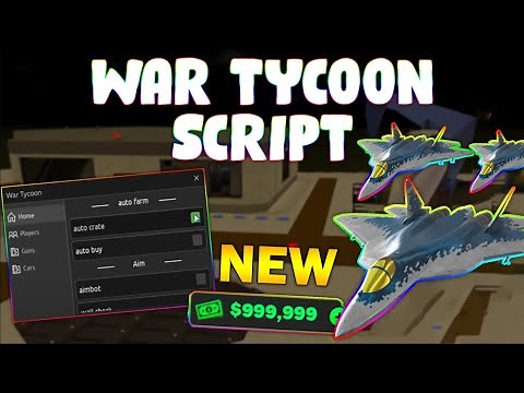 *NEW* War Tycoon Script (PASTEBIN 2024) (AUTO CRATE/AUTO BUY, INFINITE AMMO, GET CASH FAST, AIRDROP)