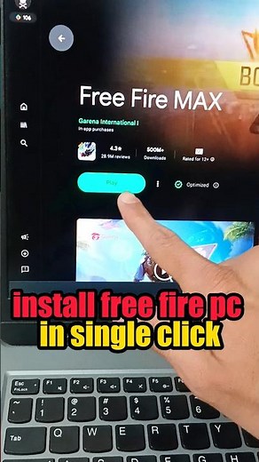 Play Free Fire In Pc In Few Seconds | How To Play Free Fire In Pc #shorts #freefirepc
