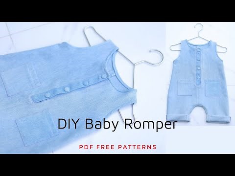 DIY Baby Romper with Free Patterns | Yei Duong