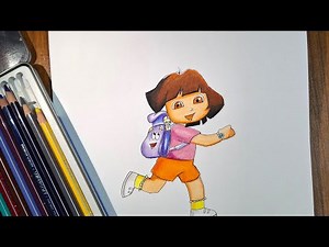 How to draw dora the Explorer. Simple & easy sketch