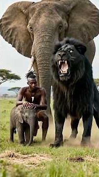 🐘 Baby Elephant Poisoned by Snake — Mother & Tribal Hero Save Its Life