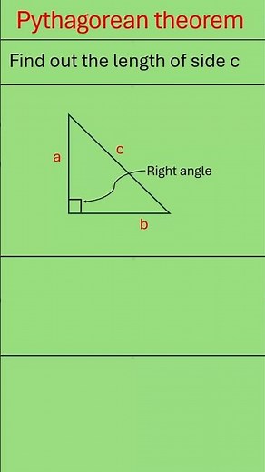 Example of Pythagorean theorem