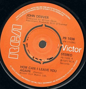 John Denver - How Can I Leave You Again