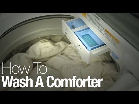 How to wash your comforter at home