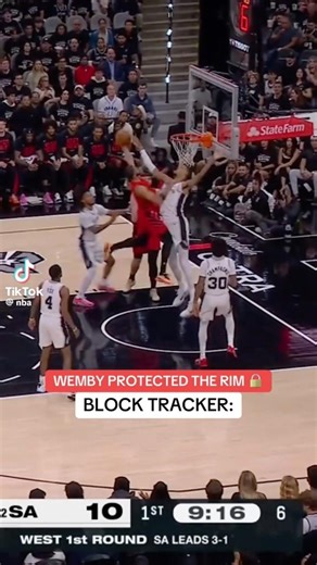 WEMBY SHOT BLOCKING TRACKER 🔥🔥