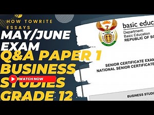 HOW TO WRITE ESSAYS 📝 PART 2 || BUSINESS STUDIES GRADE 12
