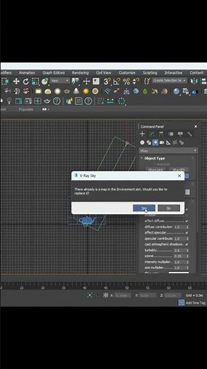 How to Add V-Ray Sun in 3ds Max | V-Ray Sunlight Setup for Realistic Renders
