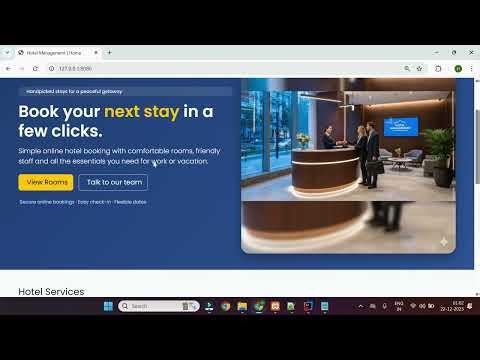 Hotel Booking Management System using JAVA Spring Boot MYSQL