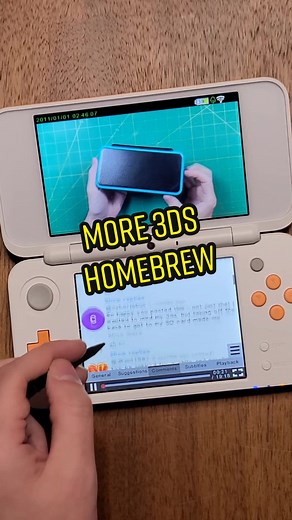 Checking out more 3DS homebrew apps and games! #nintendo #3ds #nintendo3ds #gaming #3dshomebrew #homebrew #hacks #3dshacking #gamingfacts #flappybird #youtube #pinball #pajamasam