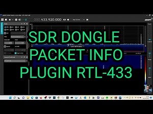 SDR SHARP -Install RTL-433 ISM Packet Decoder Plugin