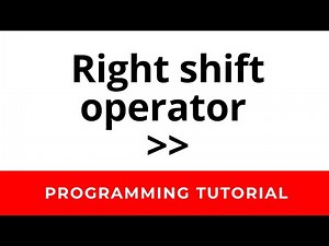 Bitwise Right Shift Operator in C++ - Bit Manipulation Tutorial