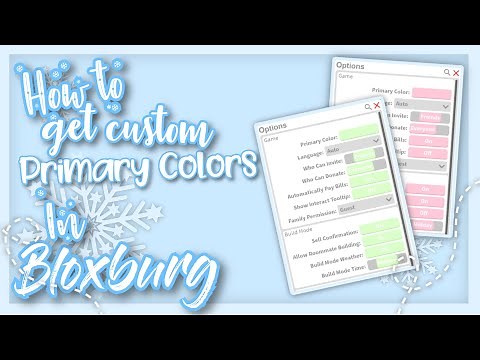 how to get custom primary colors in bloxburg + RGB color codes