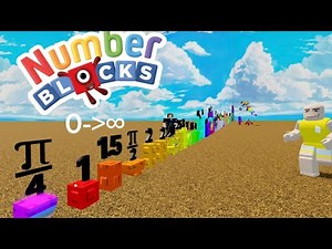 Numberblocks 0 To Beyond Infinity In Roblox