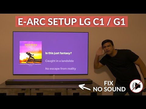 No sound from the LG soundbar from your LG OLED TV? watch this..