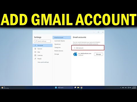 How To Add Gmail Accounts to Windows 10/11